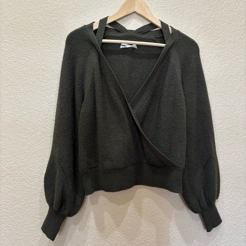 Anthropologie Dark Green Sweater